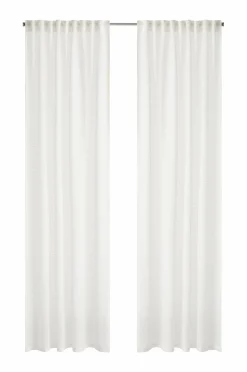 Ellos Gardinlængder Med Rynkebånd>Home Multibåndsgardin Edda 2-pak Hvid