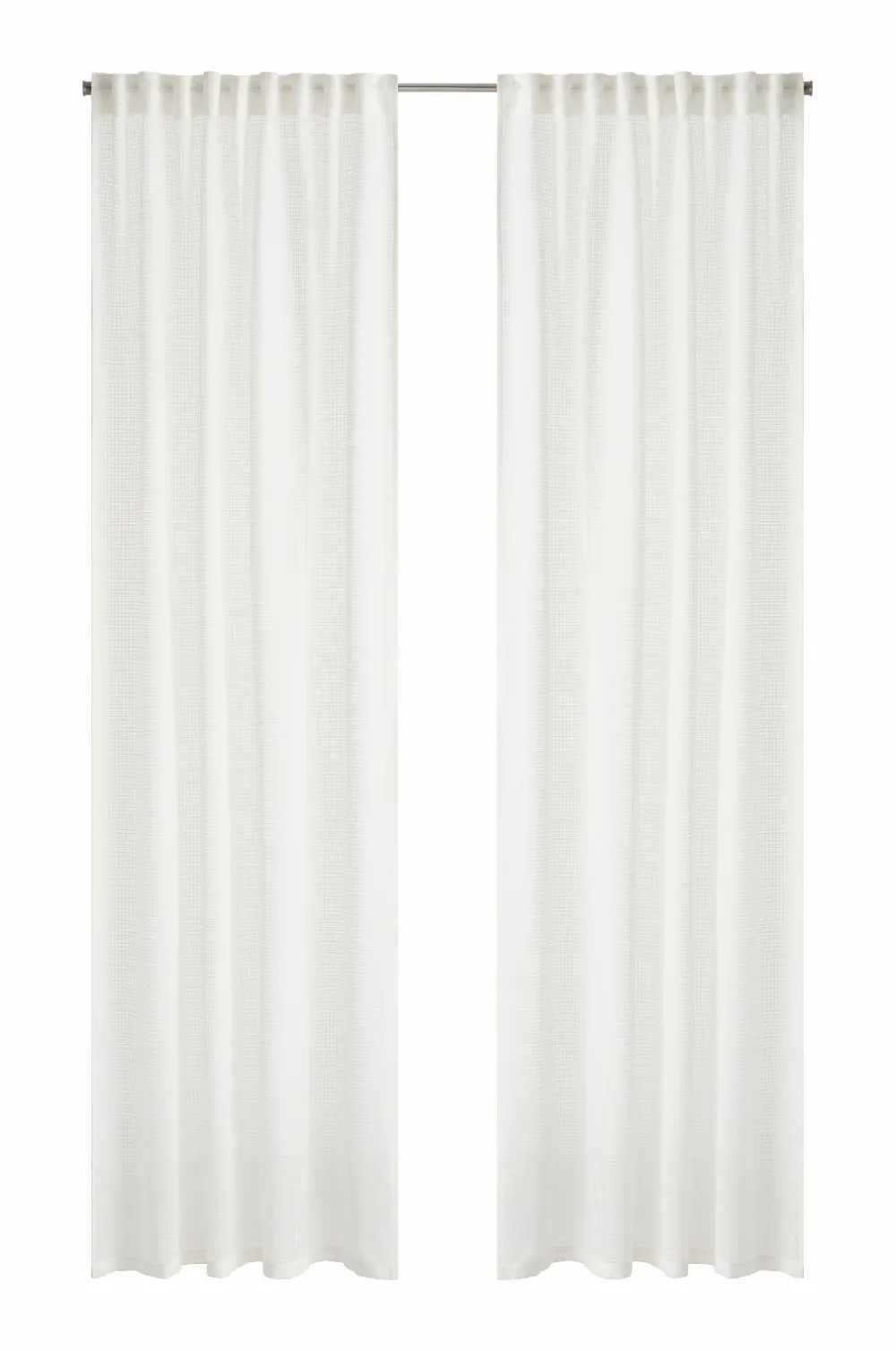 Ellos Gardinlængder Med Rynkebånd>Home Multibåndsgardin Edda 2-pak Hvid