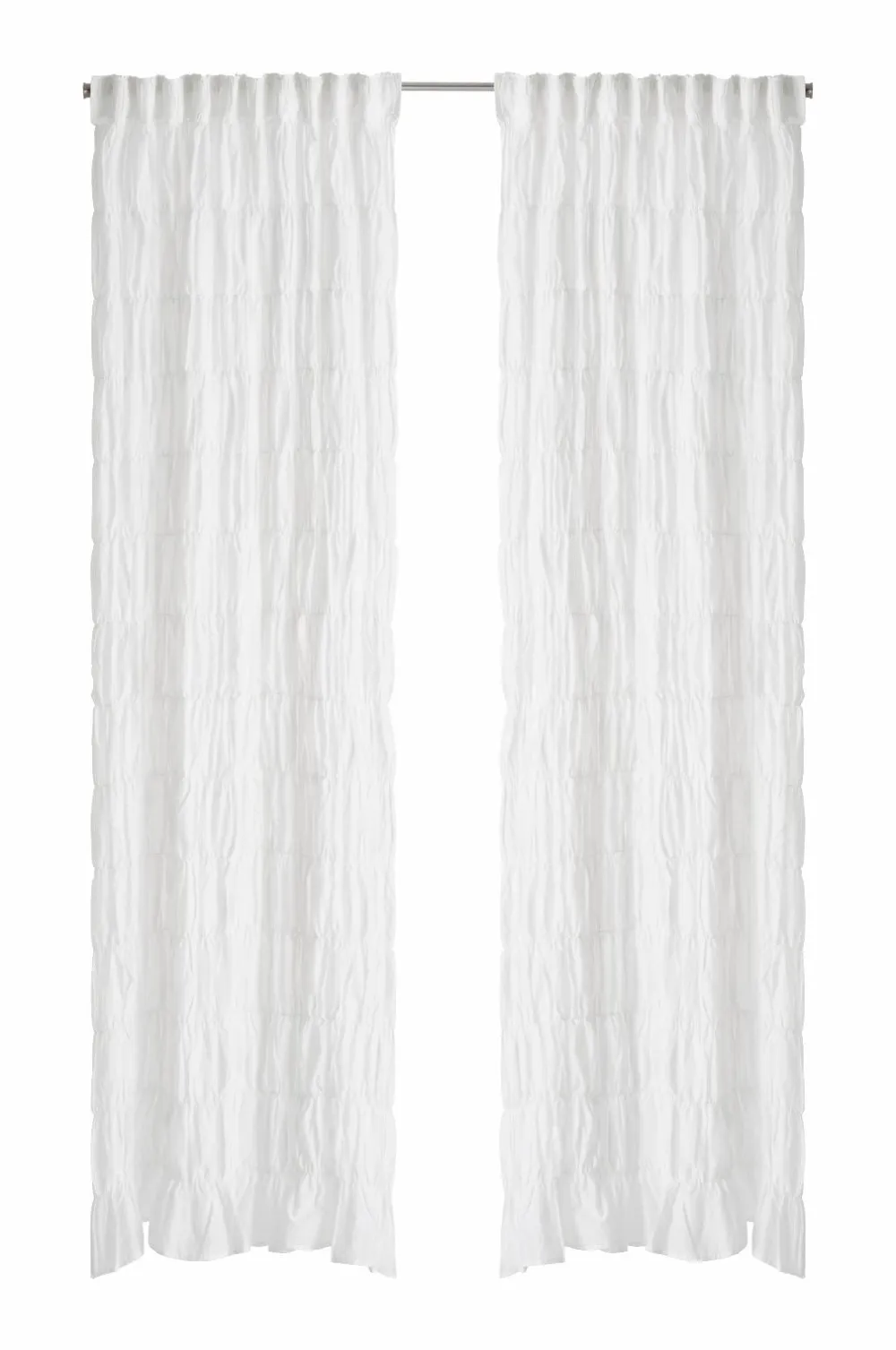 Ellos Gardinlængder Med Rynkebånd|Mørklægningsgardiner>Home Multibåndsgardin Evita Pleatingtape Curtains 2-pak Hvid