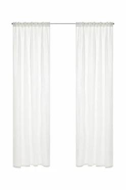 Ellos Home Multibåndslængde Malva 2-pak i 100% hør Mat hvid hvid Best