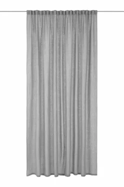 Ellos Hørgardiner>Home Multibåndslængde Malva Wide ekstra bred, 1 stk. i 100% hør Grå