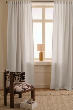 Ellos Gardinlængder Med Rynkebånd>Home Multibåndsgardin Susanne 2-pak Hvid