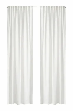 Ellos Gardinlængder Med Rynkebånd>Home Multibåndsgardin Susanne 2-pak Hvid