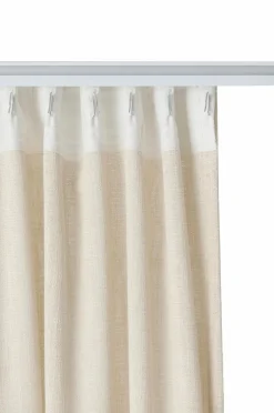 Ellos Home Multibåndsgardin Olinda Wide Ekstra bred 1-pak Cremet hvid Online
