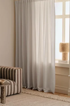 Ellos Gardinlængder Med Rynkebånd>Home Multibåndsgardin Susanne Wide ekstra bred 1-pak Hvid