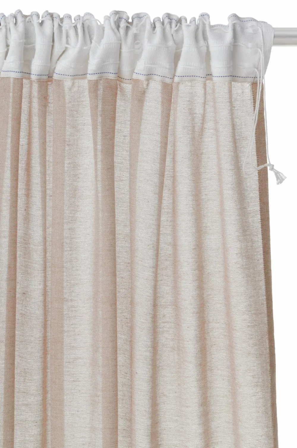 Ellos Home Multibåndsgardin Penny 2-pak Beigemeleret Sale