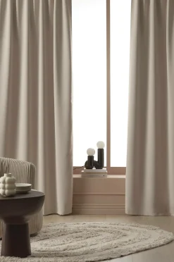 Ellos Gardinlængder Med Rynkebånd|Mørklægningsgardiner>Home Multibåndslængde Sandy, mørklæggende, 1 stk. Beige