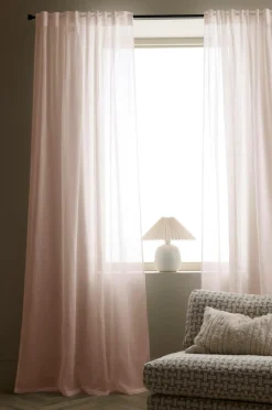 Ellos Julegardiner>Home Multibåndsgardin Lara 2-pak Brunrosa