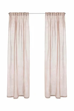 Ellos Julegardiner>Home Multibåndsgardin Lara 2-pak Brunrosa