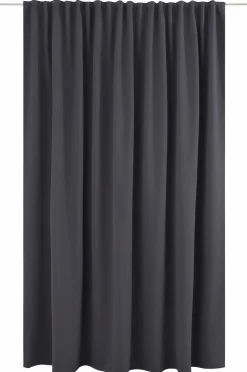 Ellos Mørklægningsgardiner>Home Multibåndslængde Sandy Wide, mørklæggende, 1 stk. Grå