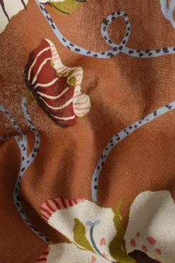 Ellos Home Multibåndsgardin Hilma 2-pak Kobberbrun Clearance