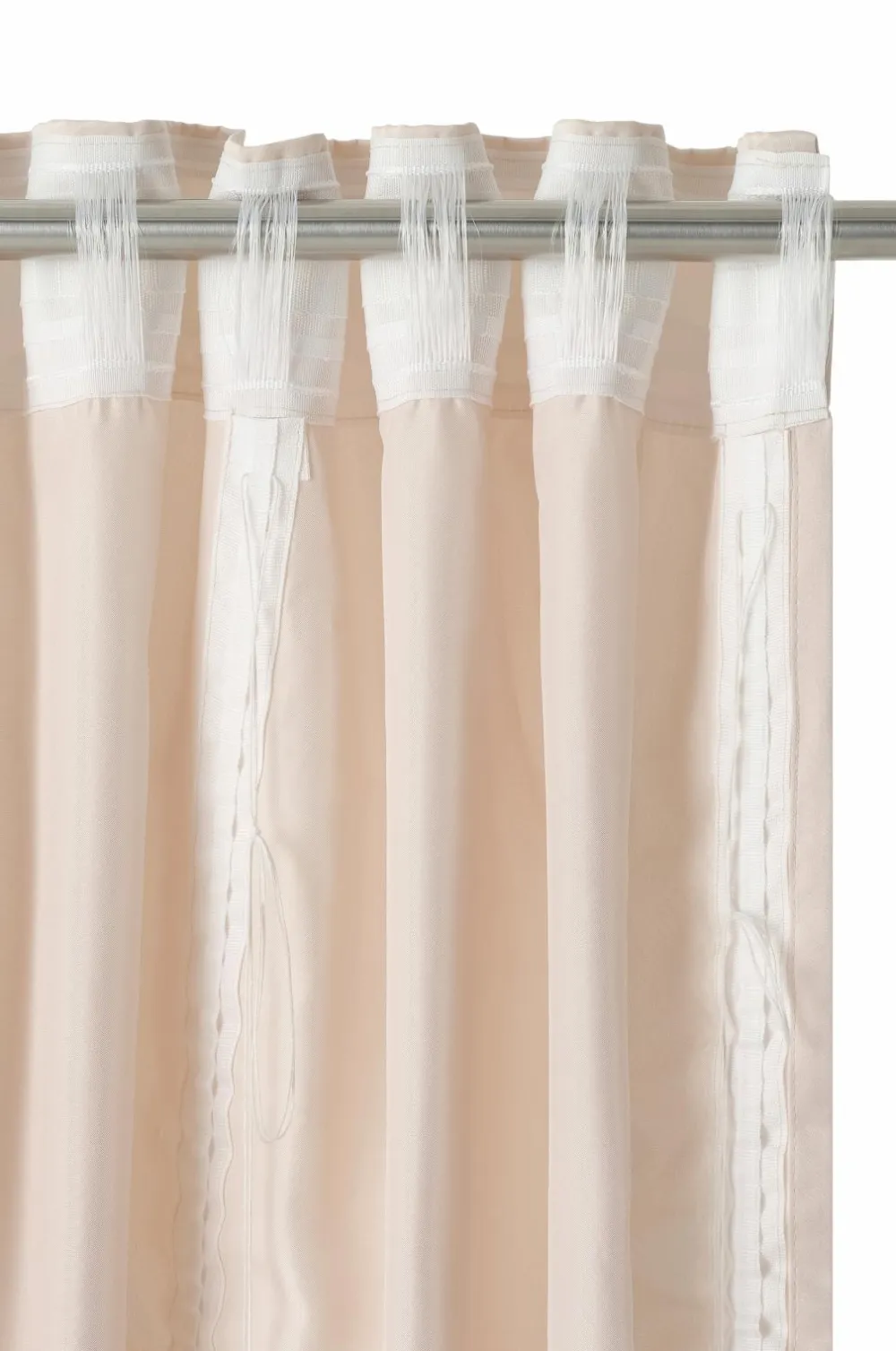 Ellos Home Multibåndsgardin Susanne Wrincle Wide ekstra bred 1-pak Varm grå Online