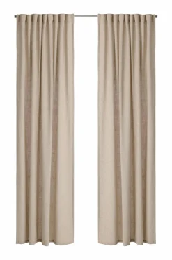 Ellos Persienner|Gardinlængder Med Rynkebånd>Home Multibåndsgardin Olinda 2-pak Linen beige