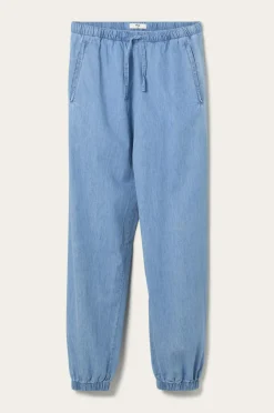 Ellos Home Natbukser Denim Lyseblå Outlet