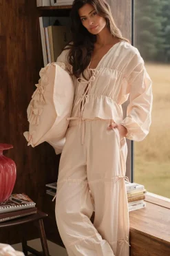 Ellos Home Natbukser Juliette Lys hot pink Sale