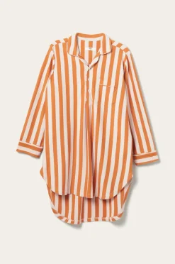 Ellos Homewear>Home Natskjorte Colette Rosa/orange