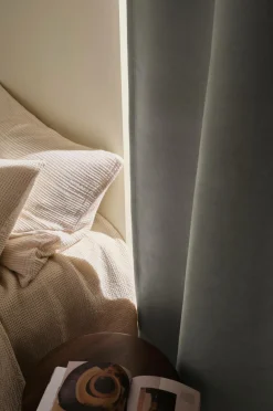 Ellos Home NICO skræddersyet mørklægningsgardin Grå Online