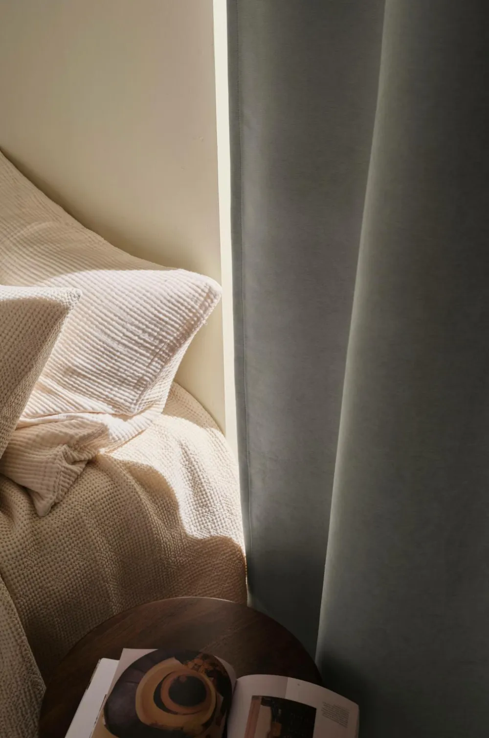 Ellos Home NICO skræddersyet mørklægningsgardin Grå Online