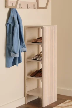 Ellos Home Opbevaring i gangen Stripe Vitlaserad Sale