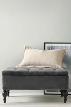 Ellos Home Opbevaringsbænk Bella Mørkegrå Sale