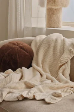 Ellos Tæpper & Plaider>Home Plaid Aimée Lys beige