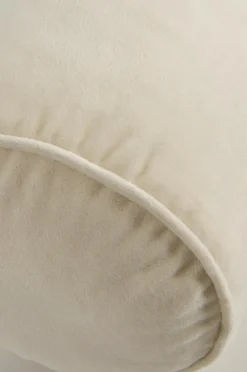 Ellos Home Pølsepude Nora Cylinder i velour BEIGE Best