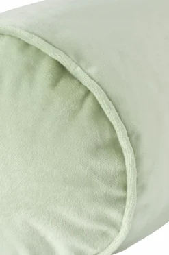 Ellos Home Pølsepude Nora Cylinder i velour Lysegrøn Best