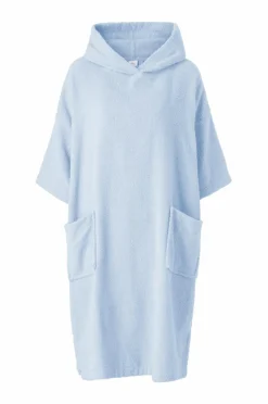 Ellos Badeværelsestekstiler|Badekåber>Home Poncho Elise i frotté Lyseblå