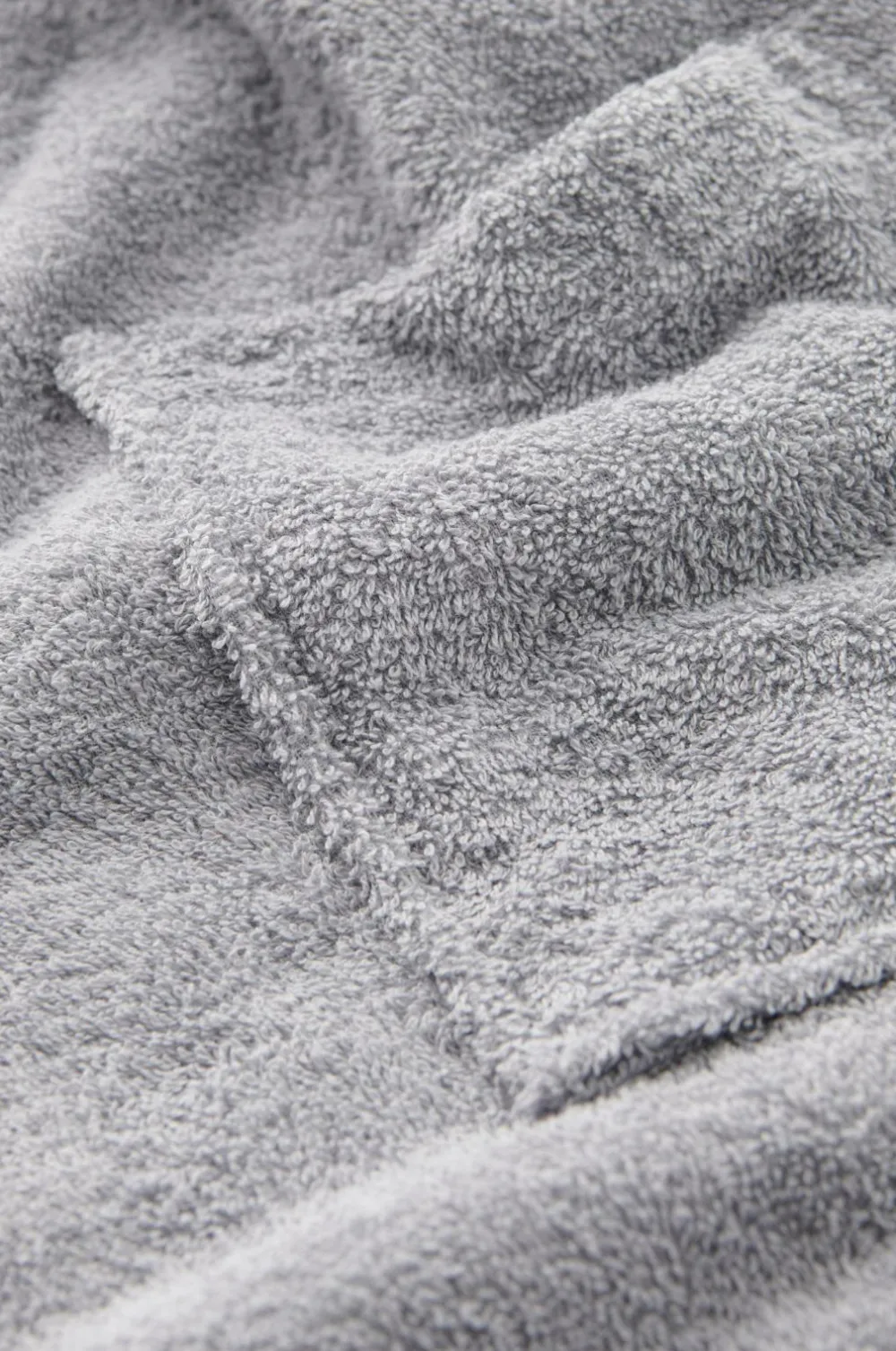 Ellos Home Poncho Elise i frotté Blågrå New