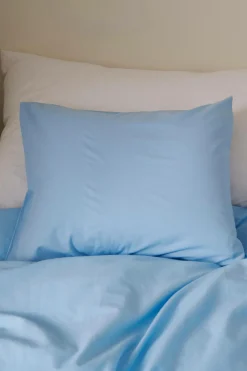 Ellos Pudebetræk>Home Pudebetræk Milly i vasket bomuld Himmelblå