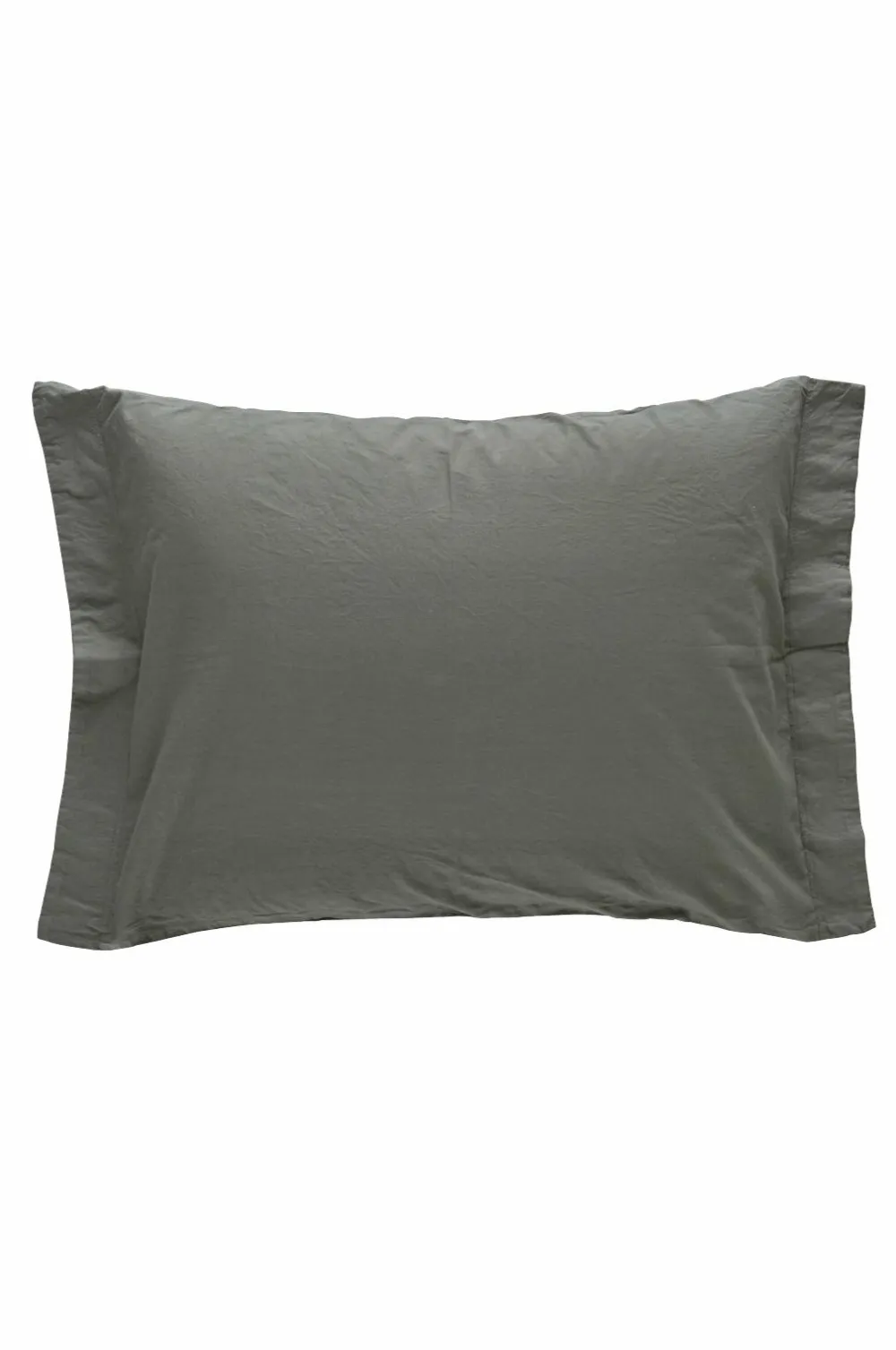 Ellos Home Pudebetræk Juliette af økologisk bomuld Kakigrøn Hot