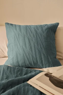 Ellos Pyntepuder & Betræk>Home Pudebetræk Cleo Lys petrolgrøn