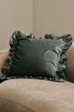 Ellos Home Pudebetræk Nora Frill Khakigrön Hot