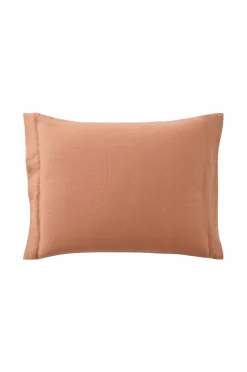 Ellos Home Pudebetræk Candice af vasket hør Brunrosa Hot