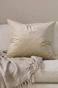 Ellos Home Pudebetræk Nora i velour BEIGE