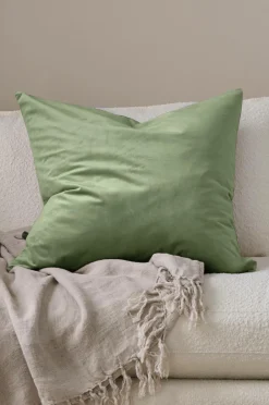 Ellos Home Pudebetræk Nora i velour Lysegrøn