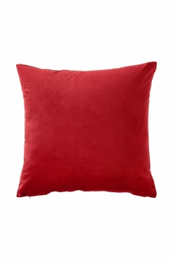 Ellos Home Pudebetræk Nora i velour Rød Online