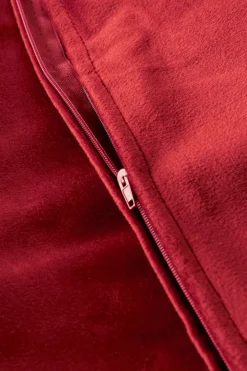 Ellos Home Pudebetræk Nora i velour Rød Online