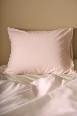 Ellos Pudebetræk>Home Pudebetræk Milly i vasket bomuld Lys rosa