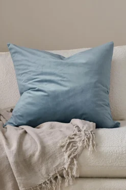 Ellos Pyntepuder & Betræk>Home Pudebetræk Nora i velour Lyseblå