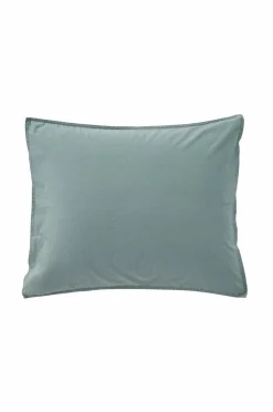 Ellos Pudebetræk>Home Pudebetræk Rania i vintagevasket bomuld Balsamgreen