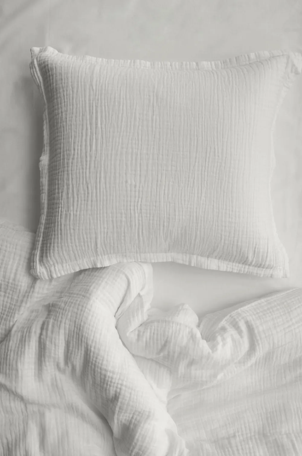 Ellos Home Pudebetræk Candela i muslin Hvid