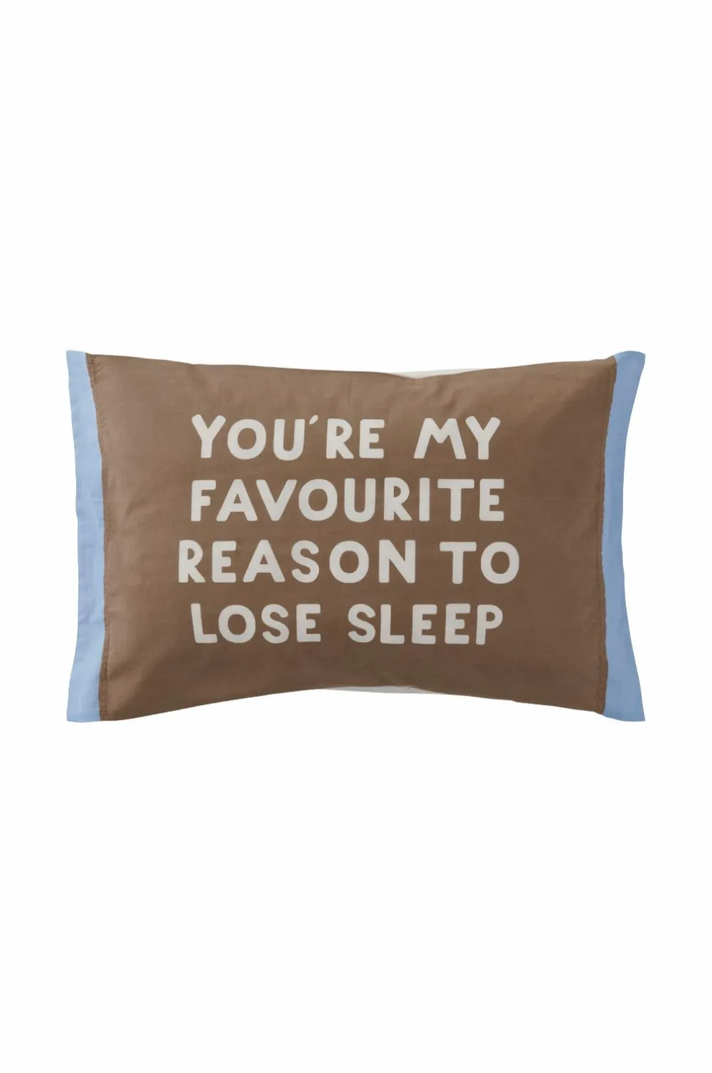 Ellos Dyne- & Pudebetræk Til Børn>Home Pudebetræk Lose Sleep til tremmeseng 38x55 cm Brun