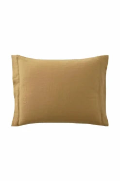 Ellos Pudebetræk>Home Pudebetræk Candice af vasket hør Bronzegrøn