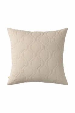 Ellos Pyntepuder & Betræk>Home Pudebetræk Elly Quilted i genanvendt halvlinned Linen beige