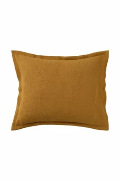 Ellos Home Pudebetræk Candela i muslin Brungul Discount