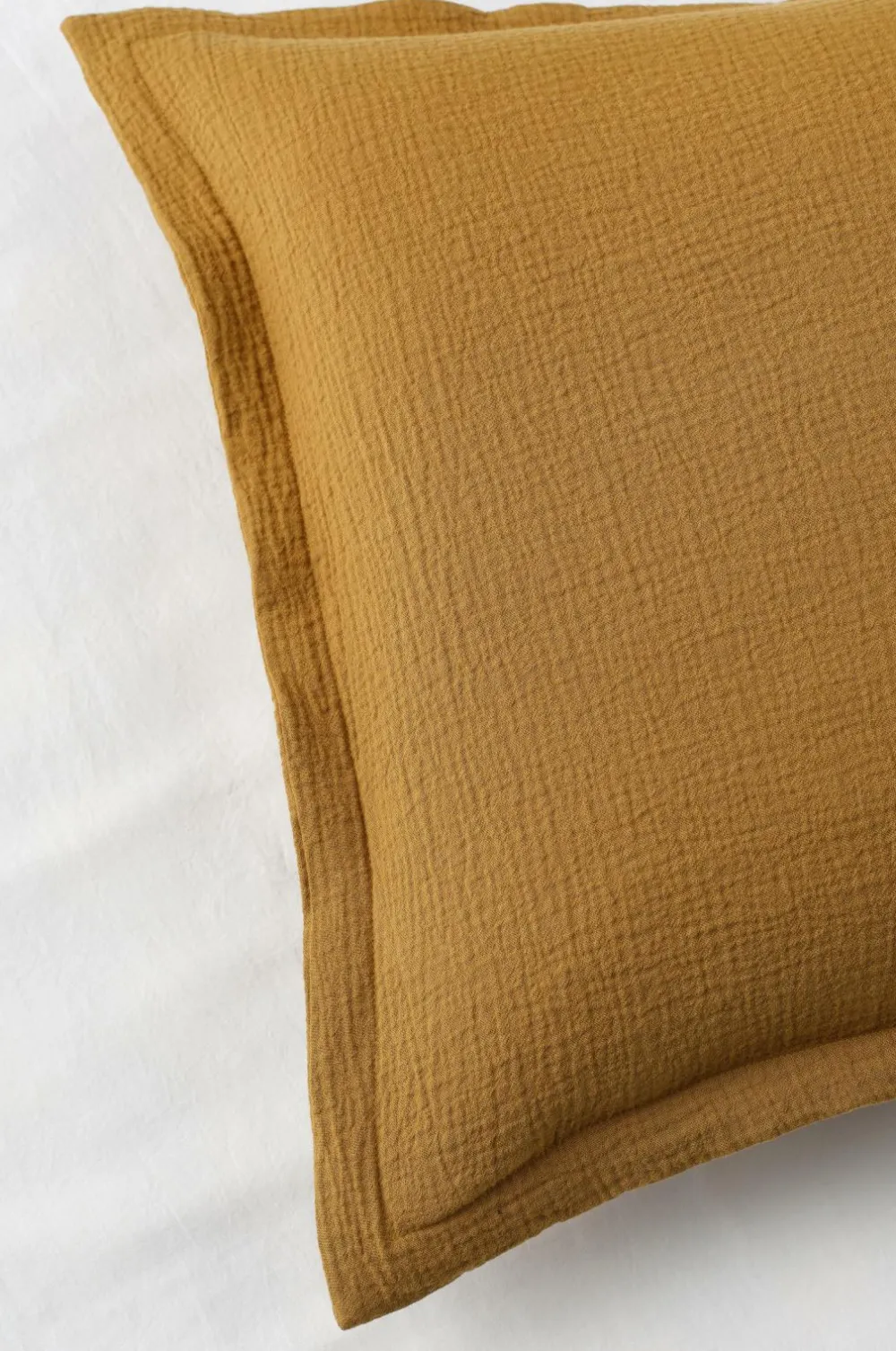 Ellos Home Pudebetræk Candela i muslin Brungul Discount