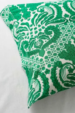 Ellos Home Pudebetræk Juliette Medallion i vasket bomuld Ærtegrøn Best