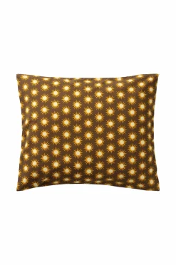 Ellos Home Pudebetræk Milly Sun i vasket bomuld Brun Online