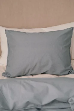 Ellos Home Pudebetræk Rania i vintagevasket bomuld Lt grey Hot